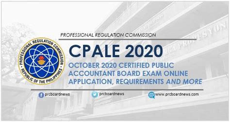ONLINE APPLICATION: October 2020 CPA .